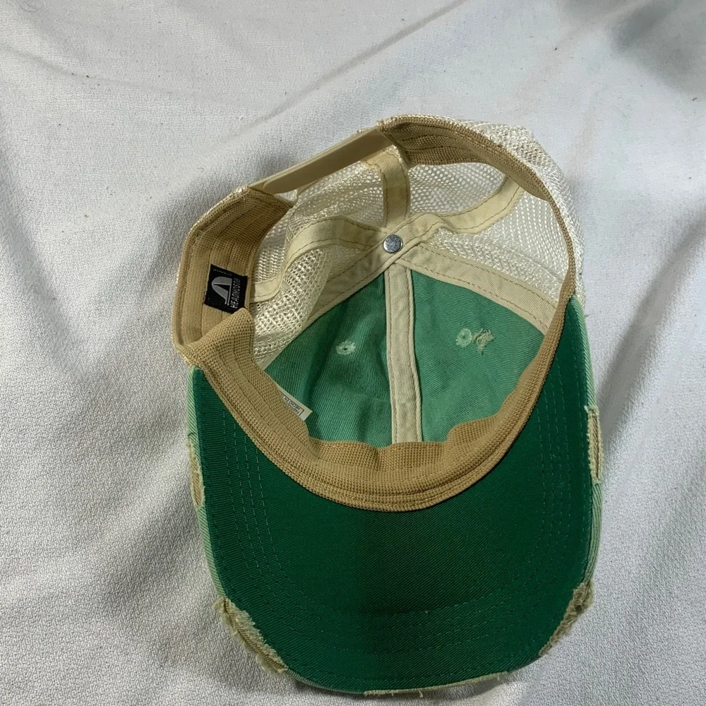 Men's Headmost Auqa Trucker Hat with 'Life is Better on A Boat' Patch